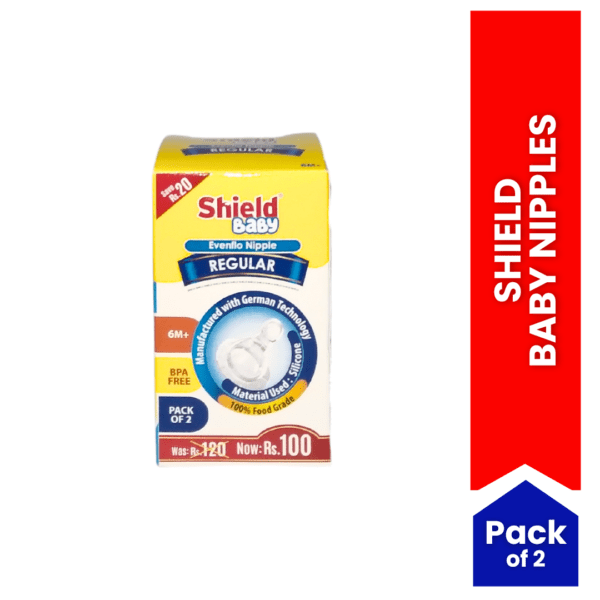 Shield Baby Nipples - Pack of 2