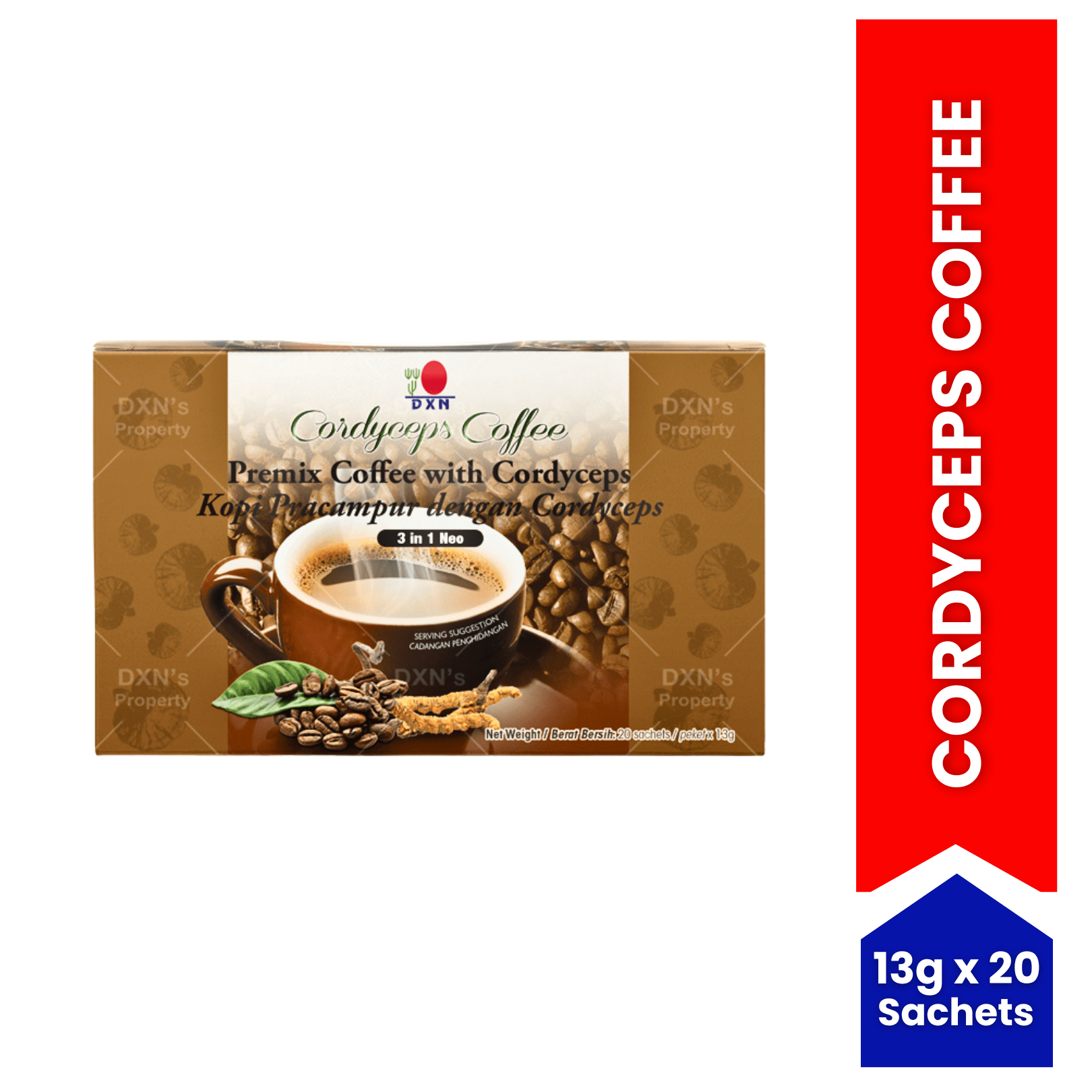 Cordyceps Coffee 3 in 1