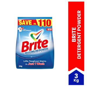 Brite Detergent Powder - 3 Kg