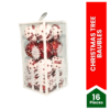 Christmas Tree Baubles (Pack of 16)