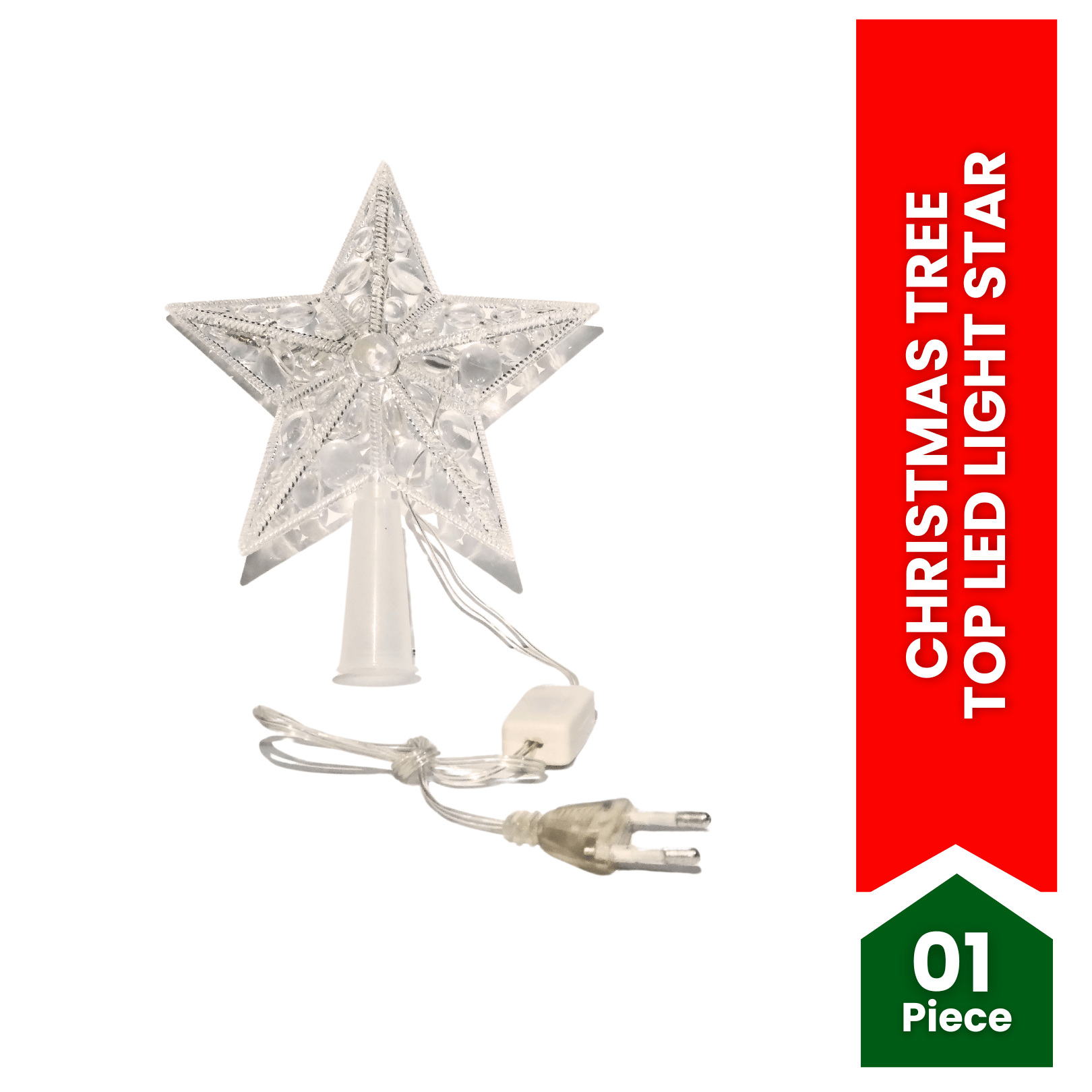 Christmas Tree Top LED Light Star