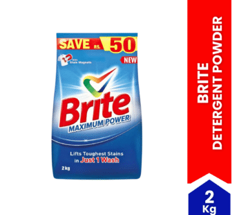 Brite Detergent Powder 2 Kg – Spiice Bazaar