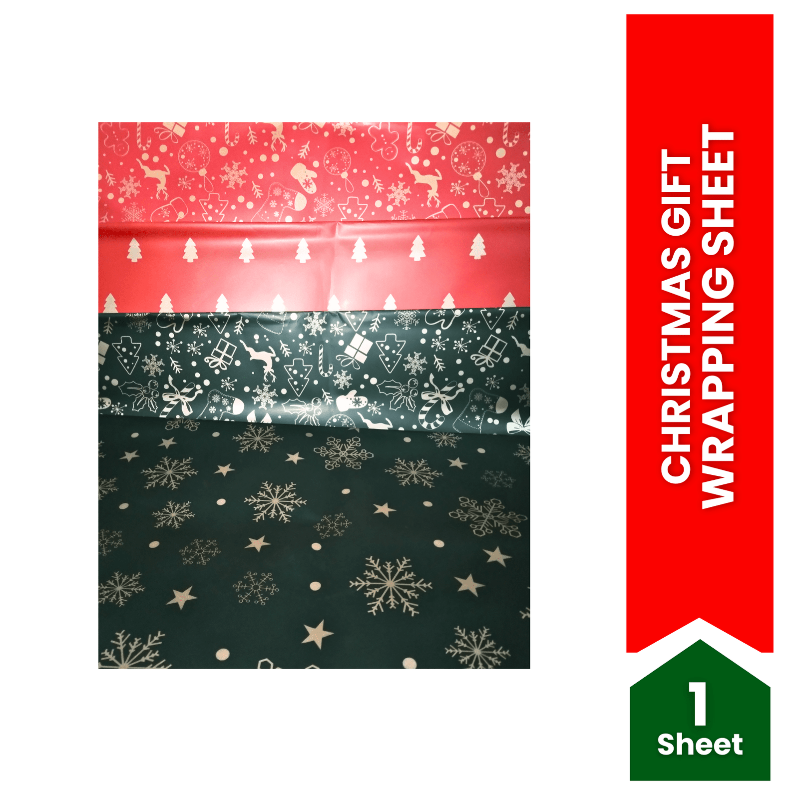 Christmas Gifts Wrapping Paper Sheet - Spiice Bazaar