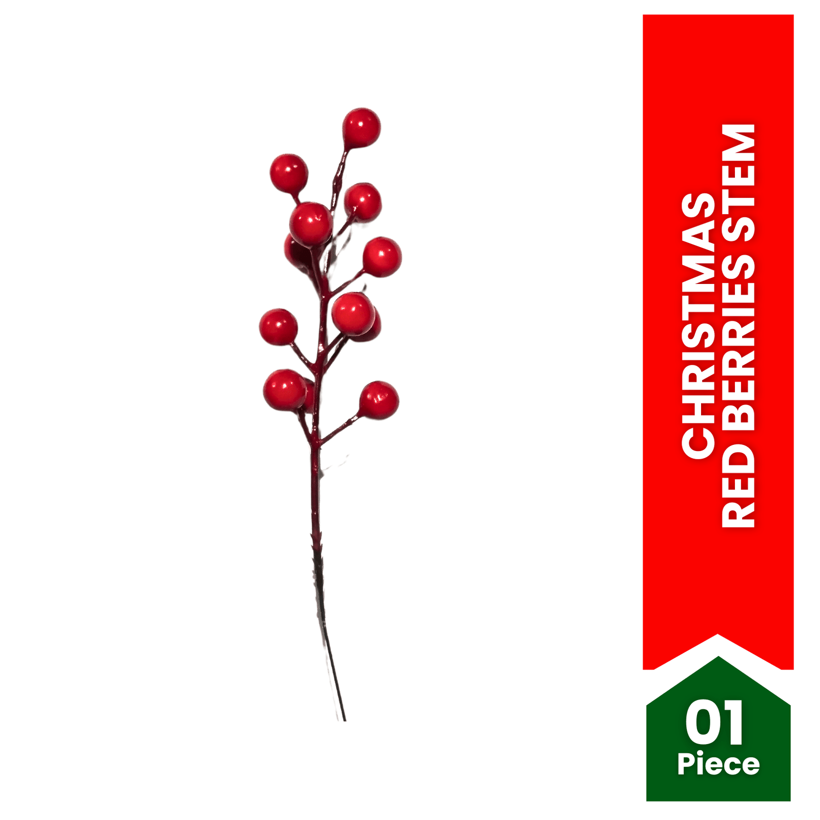 Christmas Red Berry Branch - Spiice Bazaar