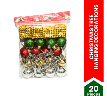 Christmas Tree Hanging Decorations (Mix Pack of 20) – Spiice Bazaar