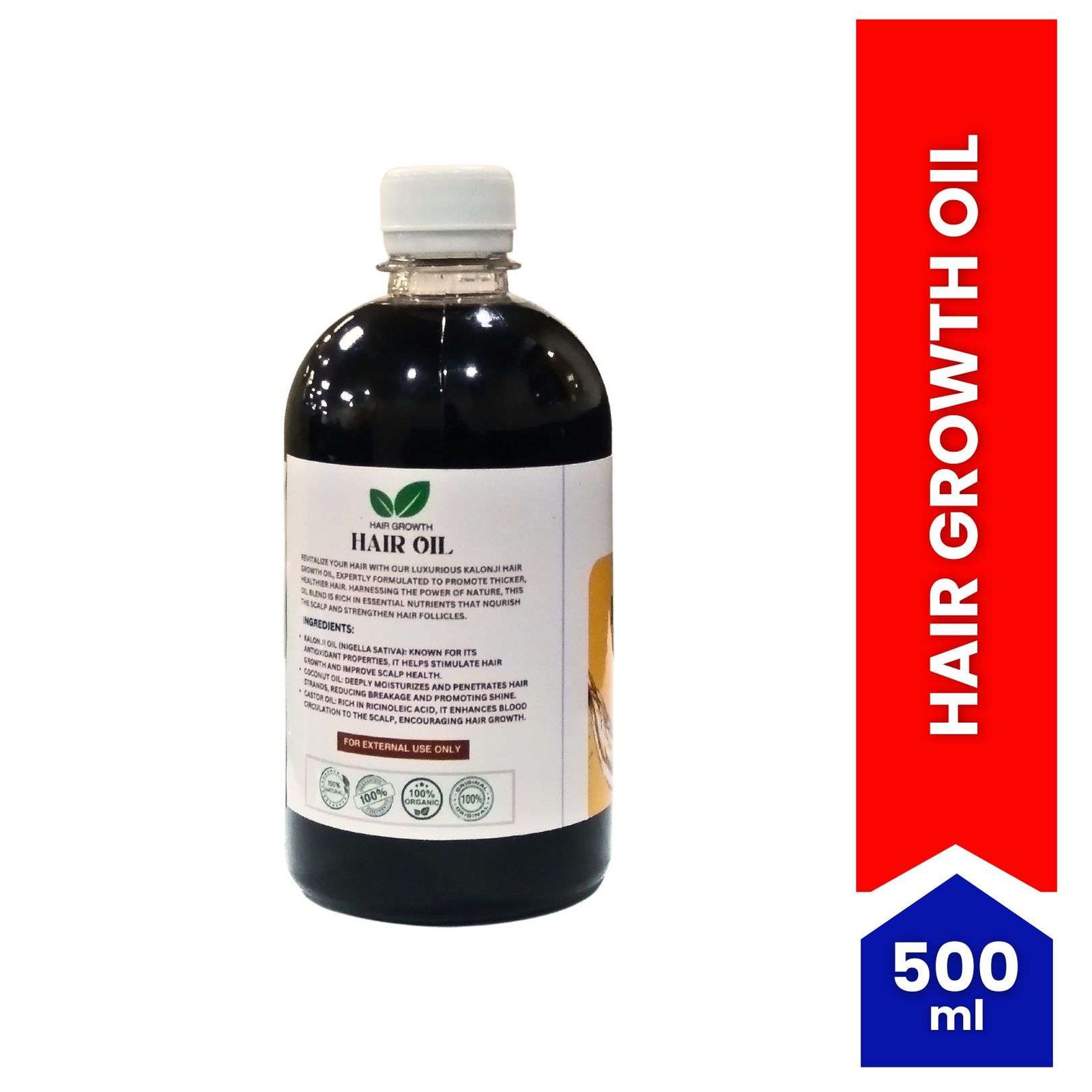 Hair Growth Oil (Oils Emporium) 500ml – Spiice Bazaar - Image 3