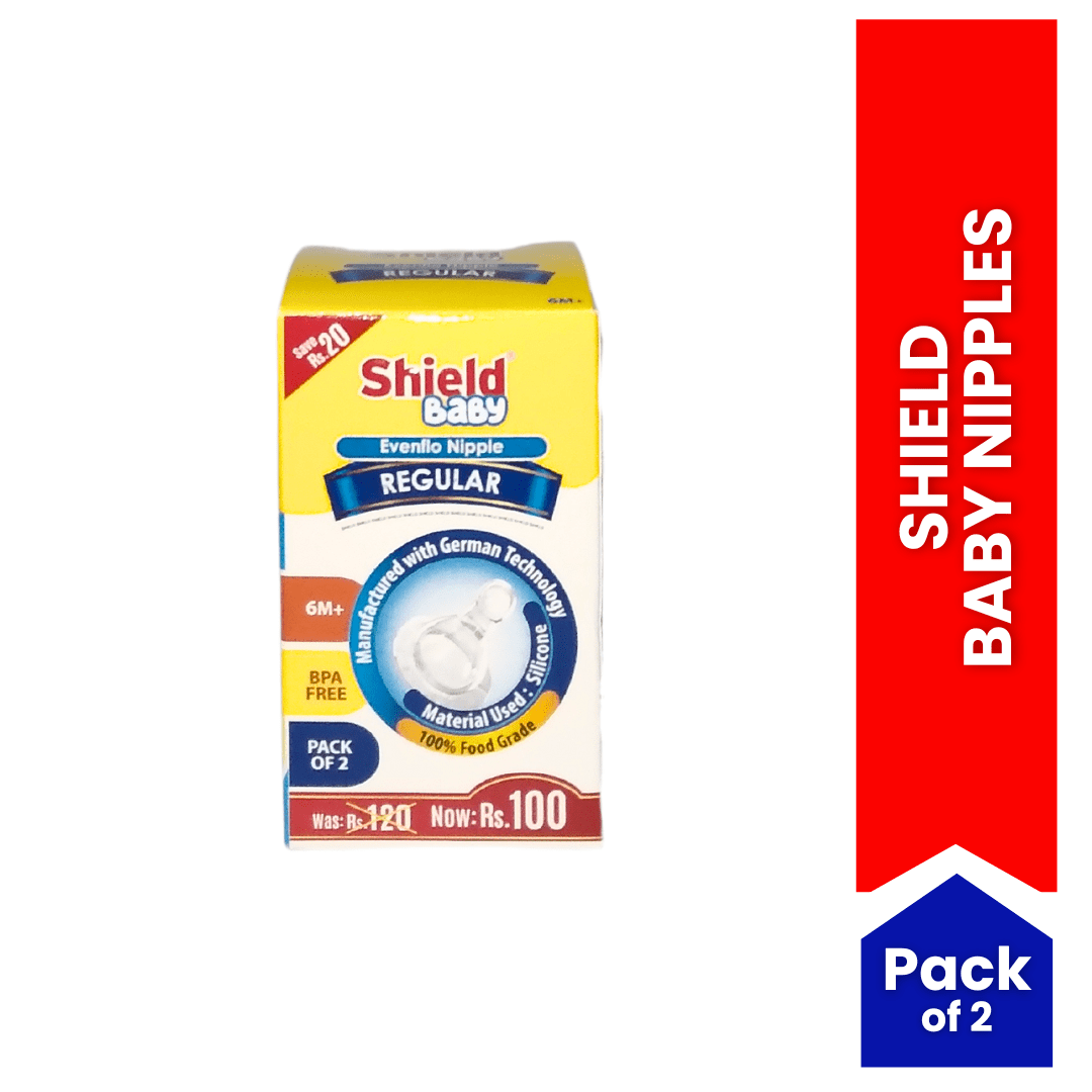 Shield Baby Nipples Evenflo Regular (Pack of 2) – Spiice Bazaar