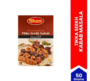Shan Tikka Seekh Kabab Recipe Masala 50gm – Spiice Bazaar